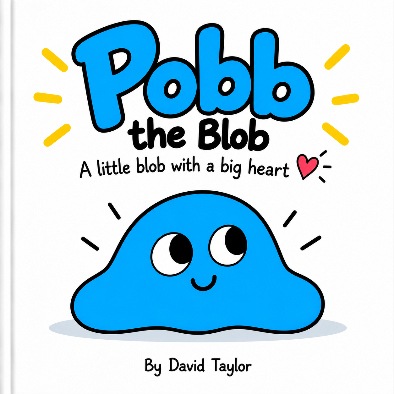 Pobb the Blob book cover by David Taylor