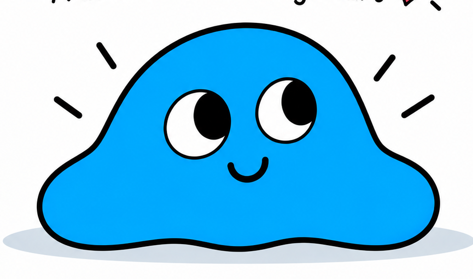 Pobb smiling with big curious eyes